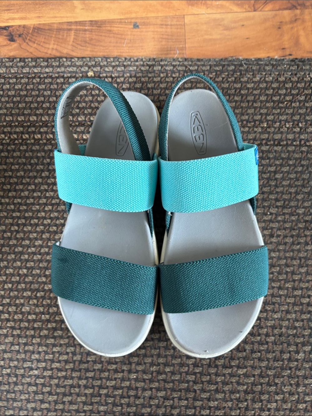Keen Women's Sandals in Teal and Aqua - Picture 2 of 15